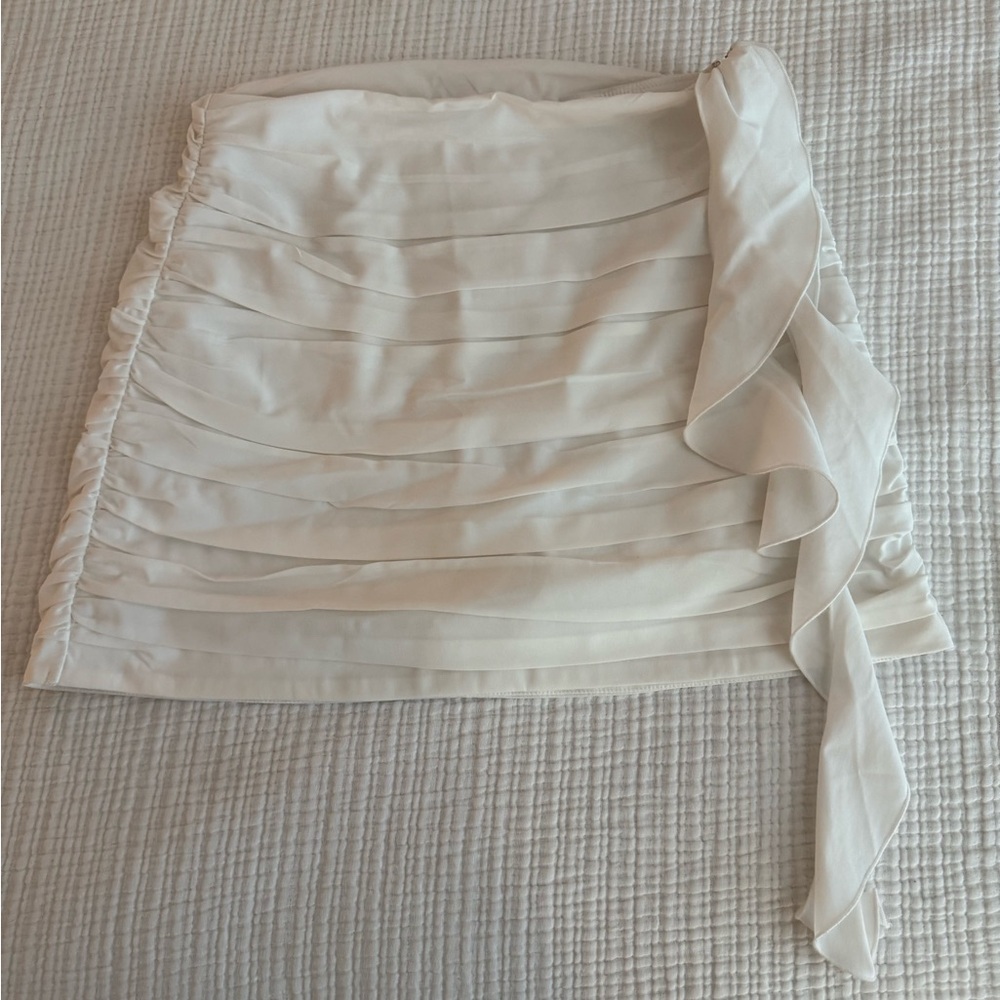 Abercrombie Cascading Ruffle Mini Skort